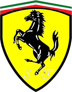 Ferrari logotyp som säljs hos Premium bil