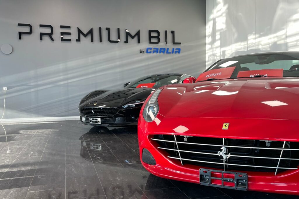 Premium bil by Carla säljer Ferrari och andra lyxiga bilar